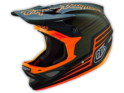 Troy Lee D3 Composite Helmet-Berserk Army Green