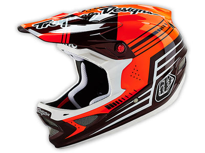 Troy Lee D3 Carbon Helmet-Berserk Red