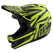 Troy Lee Designs D4 Carbon MIPS BMX Race Helmet-Slash Black/Yellow - 1