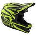 Troy Lee Designs D4 Carbon MIPS BMX Race Helmet-Slash Black/Yellow - 4