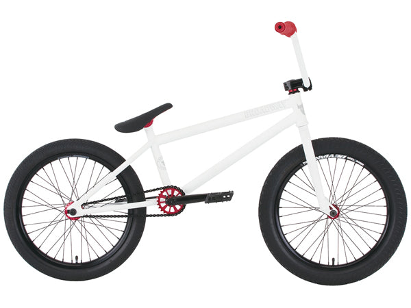 Premium Broadway Brakeless BMX Bike-Matte White - 1