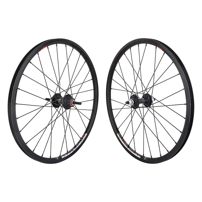 Black Ops Cassette Hub W/AnkleBiter Rims Mini BMX Race Wheelset-20x1 1/8&quot; - 1