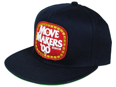 Animal Forty Snapback Hat-Navy