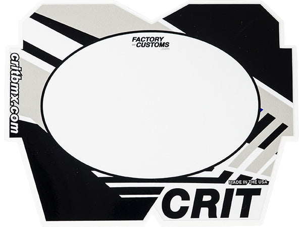 Crit Color Blocks Number Plate - 5