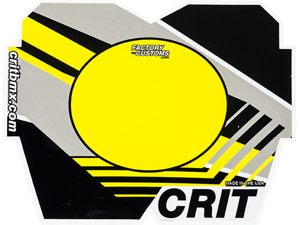 Crit Color Blocks Number Plate - 3