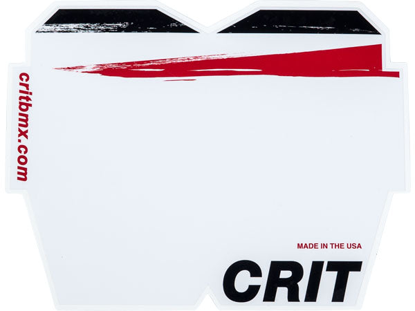 Crit Striped Number Plate - 4