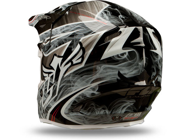 Fly Racing 2013/2014 F2 Carbon Acetylene Helmet-Black/White - 2