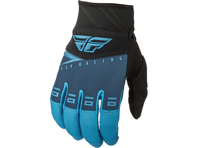 Fly Racing 2019 F-16 BMX Race Gloves-Blue/Black/Hi-Vis - 1