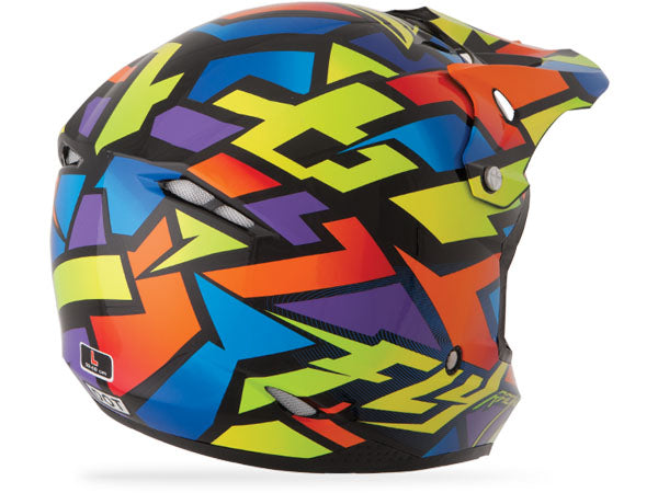 Fly Racing 2014 Kinetic Block Helmet-Wild - 2