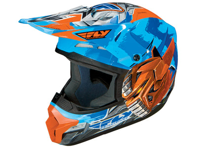 Fly Racing 2013/2014 Kinetic Fly-Bot Helmet-Blue/Orange