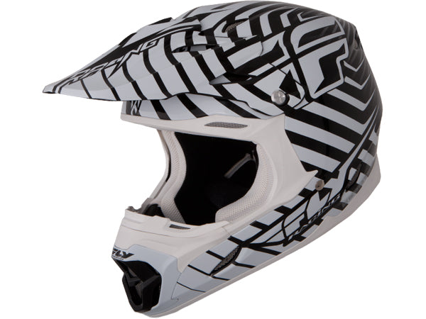 Fly Racing 2013/2014 Three.4 Helmet-White/Black - 1