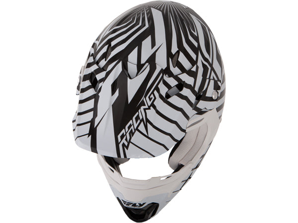 Fly Racing 2013/2014 Three.4 Helmet-White/Black - 2