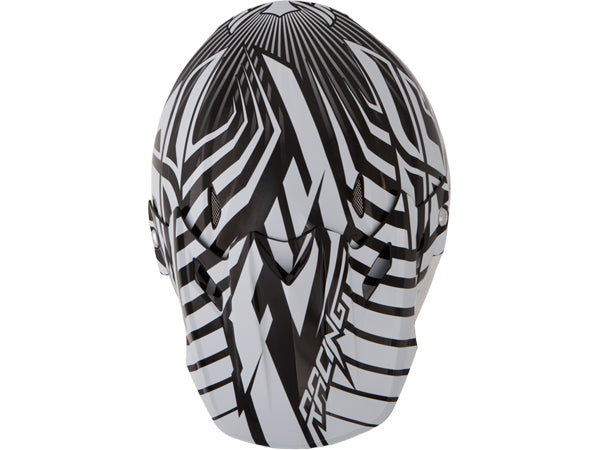 Fly Racing 2013/2014 Three.4 Helmet-White/Black - 3