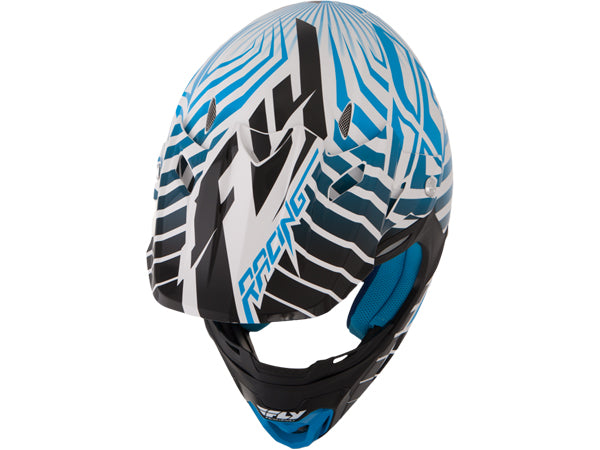 Fly Racing 2013/2014 Three.4 Helmet-White/Blue - 2