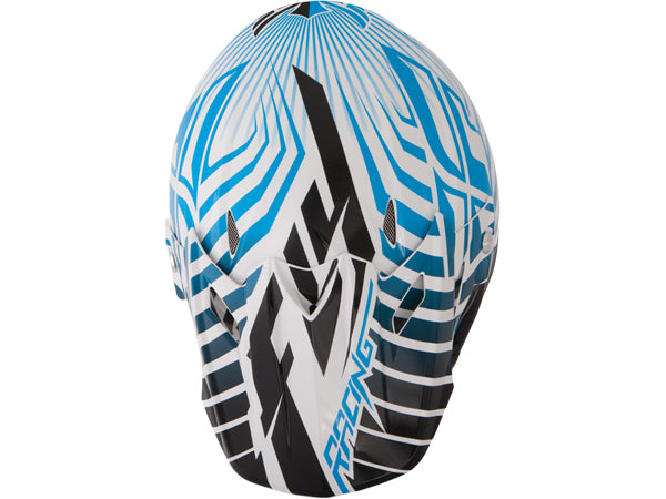 Fly Racing 2013/2014 Three.4 Helmet-White/Blue - 3