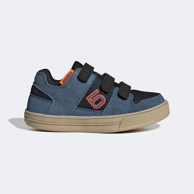 Adidas Five Ten Freerider Kids Flat Pedal Shoes-Legend Ink/Wonder Steel/Impact Orange