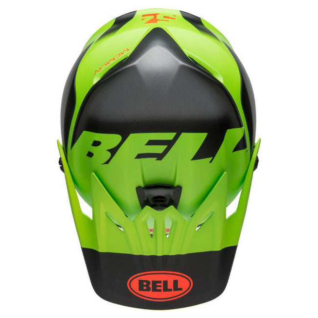 Bell Full-9 Fusion MIPS BMX Race Helmet-Matte Green/Black/Crimson - 6