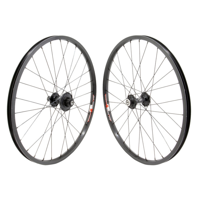 Black Ops MX3200 Hubs w/Alex VP15F Rims Mini BMX Race Wheelset-20x1 1/8&quot; - 1