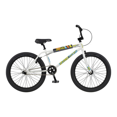 GT Dyno Pro Compe Heritage 24" BMX Freestyle Bike-Pearly White