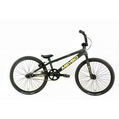 Meybo Clipper Expert BMX Race Bike-Matte Black/Matte Lime/Matte Grey