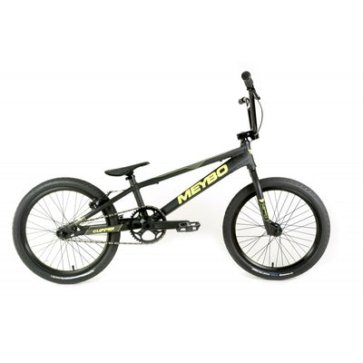 Meybo Clipper Pro XL 21 BMX Race Bike-Matte Black/Matte Lime/Matte Grey
