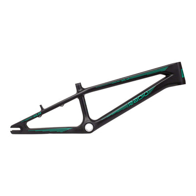 Radio Solar Carbon BMX Race Frame-Black/Teal