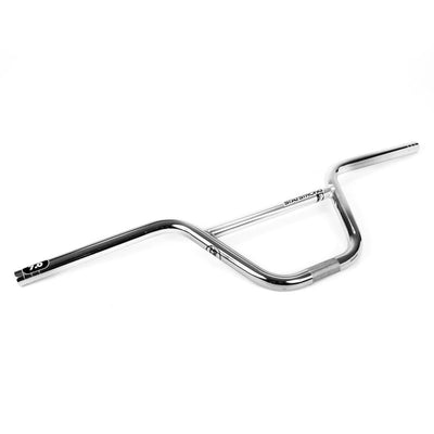 Stay Strong Chevron Chromoly BMX Race Handlebars-Chrome