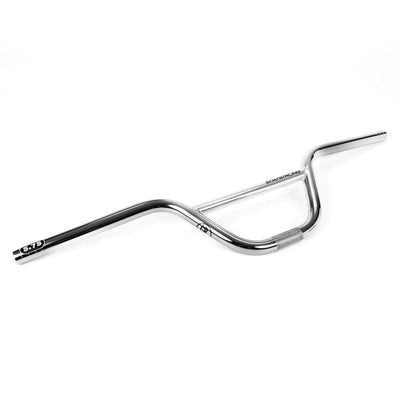 Stay Strong Chevron Cruiser V2 Chromoly BMX Race Handlebars-Chrome