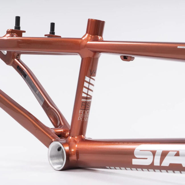 Stay Strong For Life V4 Alloy BMX Race Frame-Copper V-brake version - 6