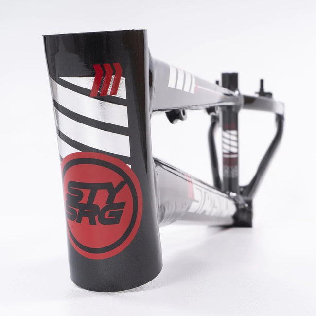 Stay Strong For Life V4 Alloy BMX Race Frame-Grey/Silver V-brake version - 8