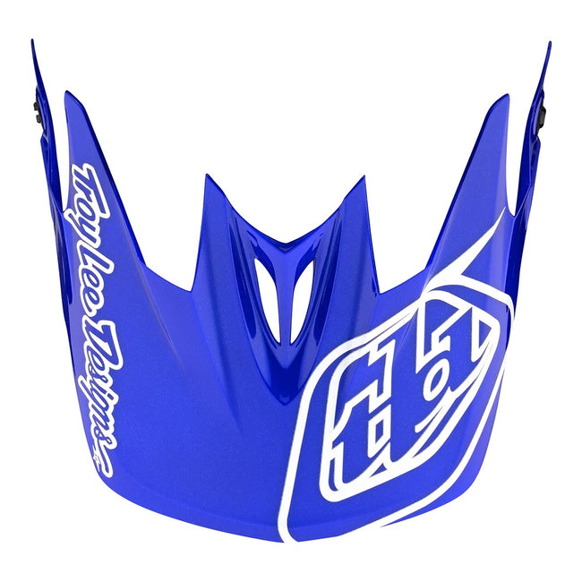 Troy Lee Designs D3 Fiberlite BMX Race Helmet-Volt Blue - 9