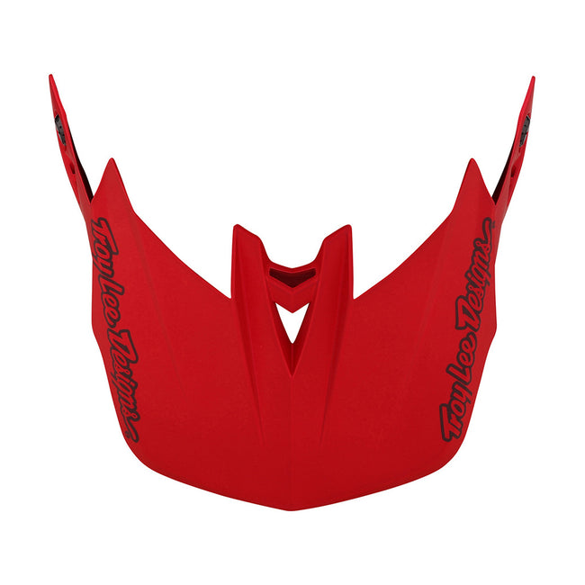 Troy Lee Designs D4 Composite BMX Race Helmet-Stealth Red - 9