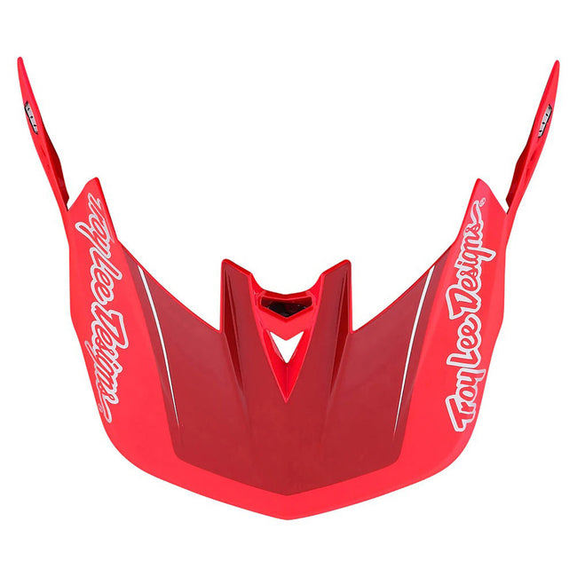 Troy Lee Designs D4 MIPS BMX Race Helmet-Shadow Glo Red - 6