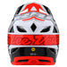 Troy Lee Designs D4 MIPS Team SRAM BMX Race Helmet-White/Glo Red - 3
