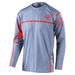 Troy Lee Designs Sprint Ultra BMX Race Jersey-Lines-Gray/Rocket Pink - 1