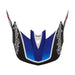 Troy Lee Designs D4 Composite BMX Race Helmet-Qualifier White/Blue - 7