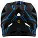 Troy Lee Designs Stage MIPS Helmet-Pinstripe Black/Cyan - 3