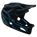 Troy Lee Designs Stage MIPS Helmet-Pinstripe Black/Cyan - 4