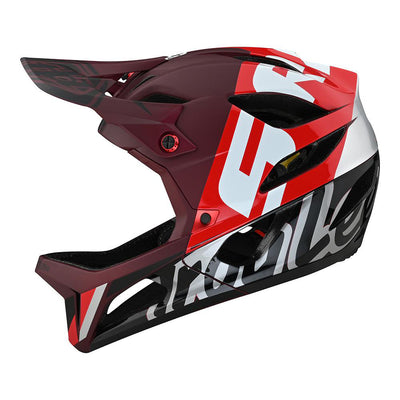 Troy Lee Designs Stage MIPS Nova BMX Race Helmet-Burgundy