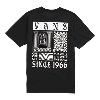Vans X Kevin Peraza Off The Wall  T-Shirt-Black