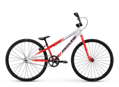 Redline Proline Junior Cruiser 24" BMX Race Bike-White/Red