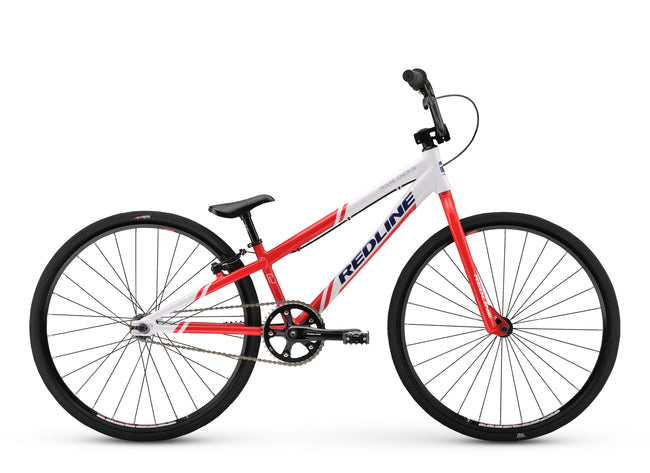Redline Proline Junior Cruiser 24&quot; BMX Race Bike-White/Red - 1