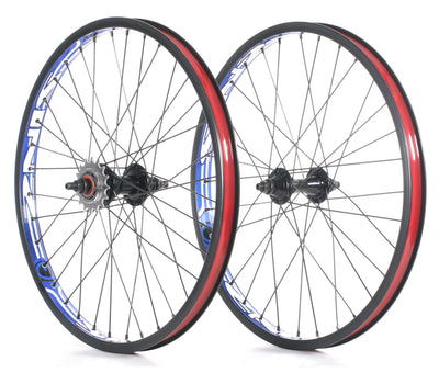 Sinz Pro BMX Race Wheelset-20x1.75"-Blue
