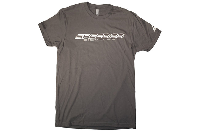 SpeedCo Next Level Logo T-Shirt-Heavy Metal Grey - 1