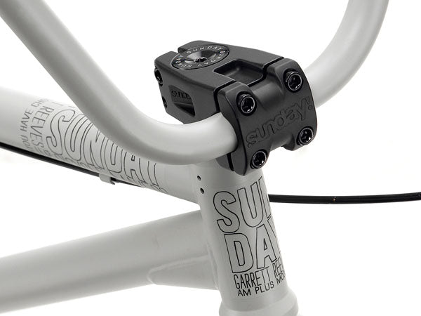 Sunday AM Plus Garrett Reeves BMX Bike-Semi-Matte Gray - 2