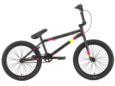 Sunday Pro Aaron Ross BMX Bike-Gloss Black/Ocean Blue/Fluorescent Yellow