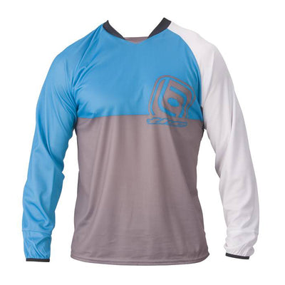 T.H.E. Cosmo Long Sleeve BMX Race Jersey-Blue