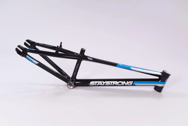 Stay Strong For Life V3 Alloy BMX Race Frame-Black - 6