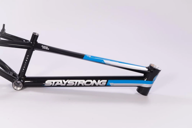 Stay Strong For Life V3 Alloy BMX Race Frame-Black - 8