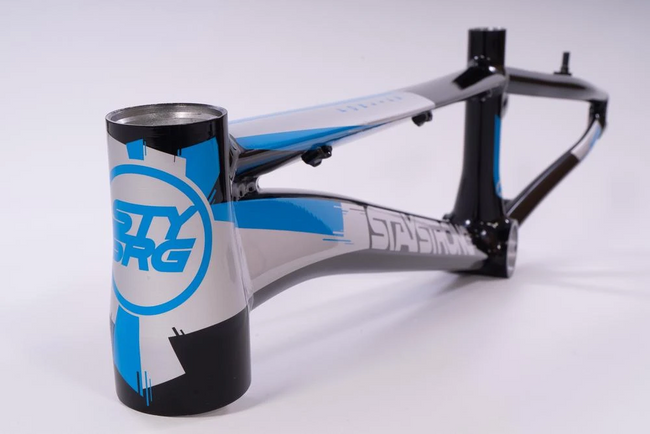Stay Strong For Life V3 Alloy BMX Race Frame-Black - 11